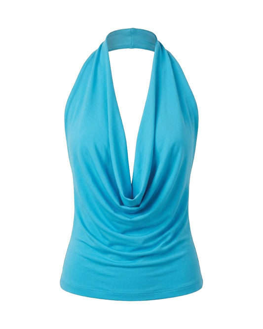 Draped Low Back Sculpting Top