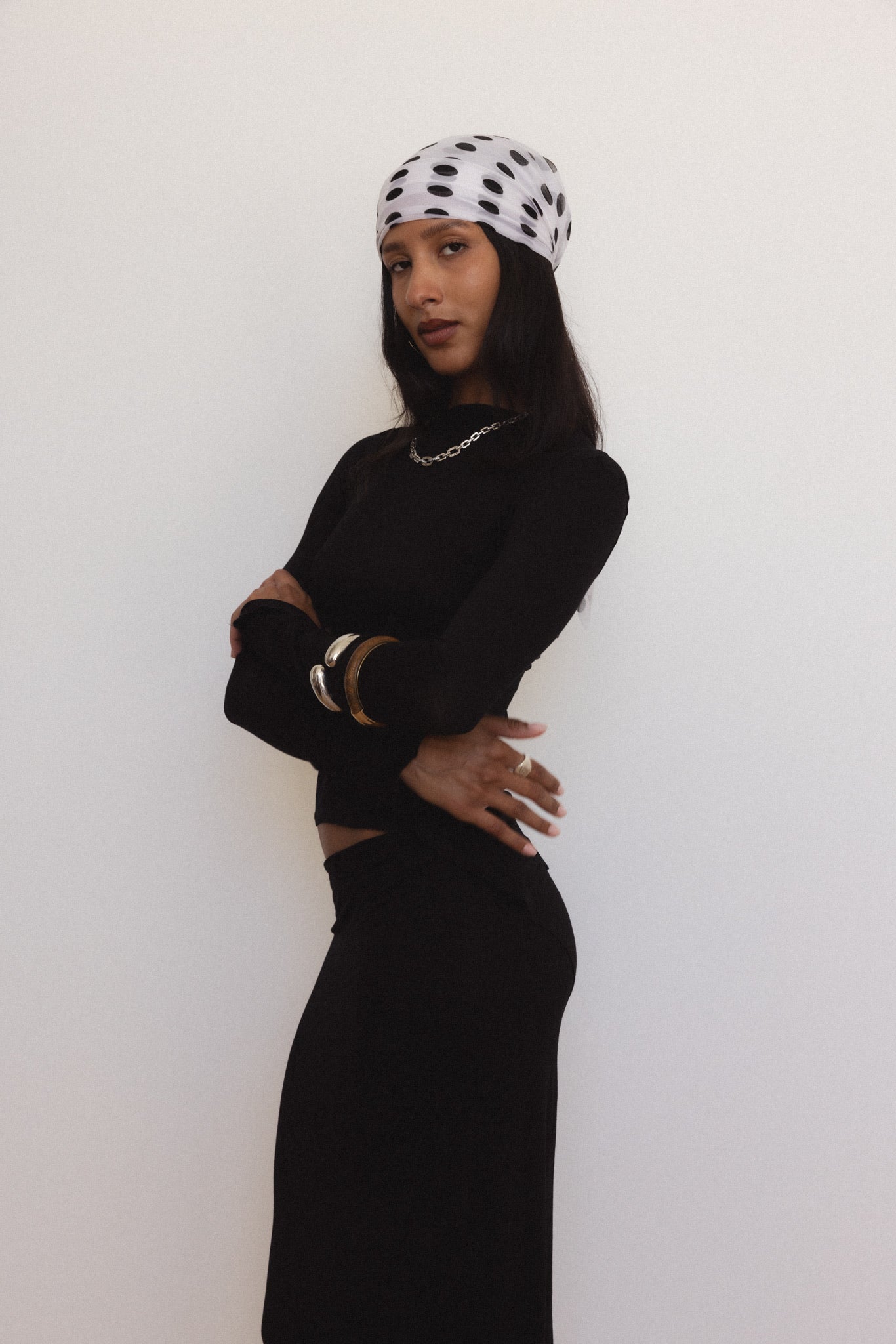Asymmetric Long Sleeve Sculpting Top