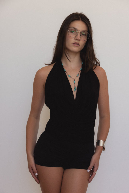 The Cowl Back Top — Draped Jersey