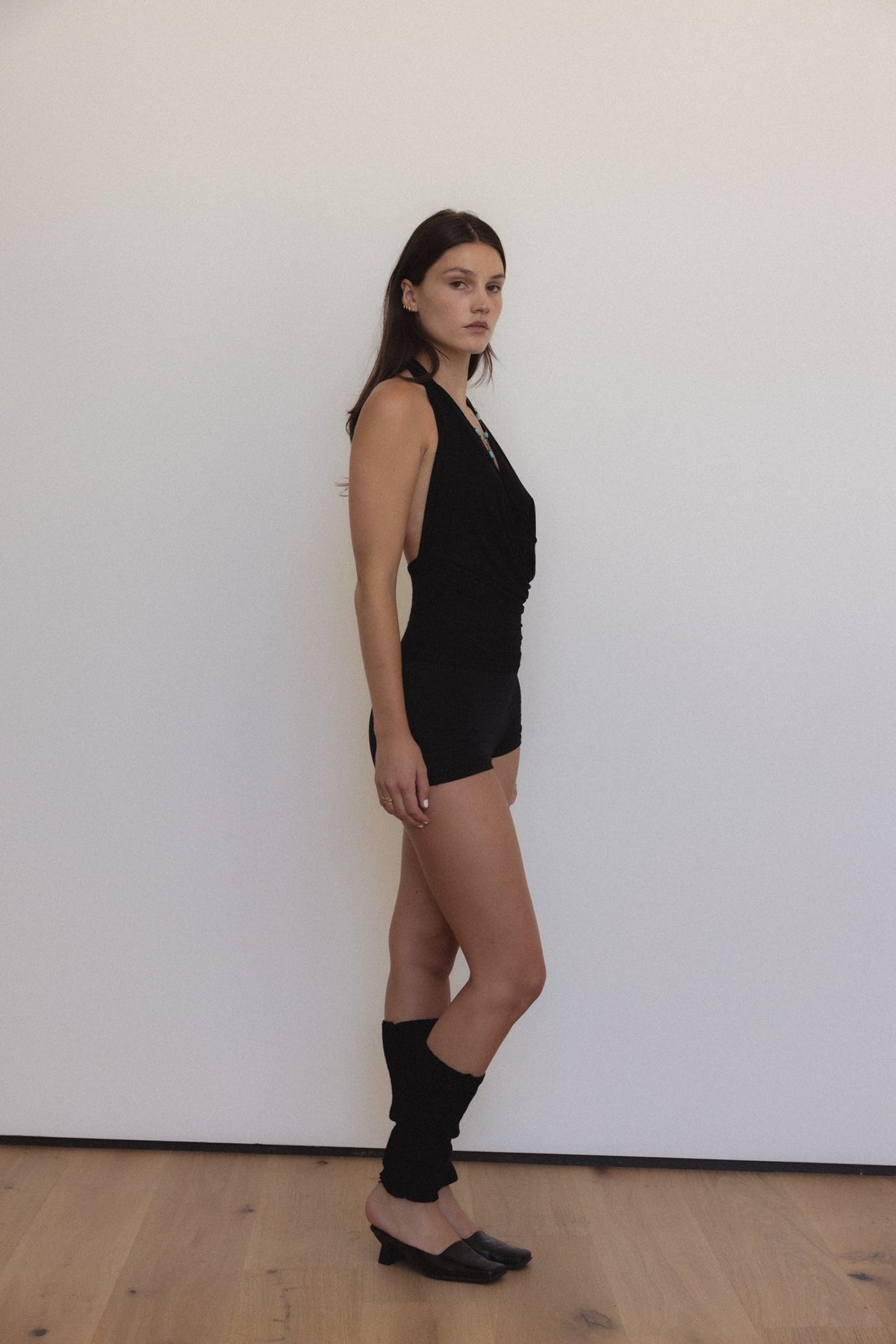The Cowl Back Top — Draped Jersey