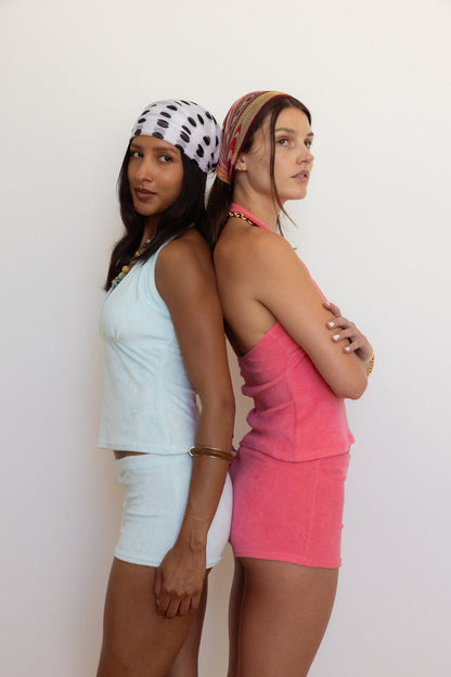 Stretch Terrycloth Hot Shorts