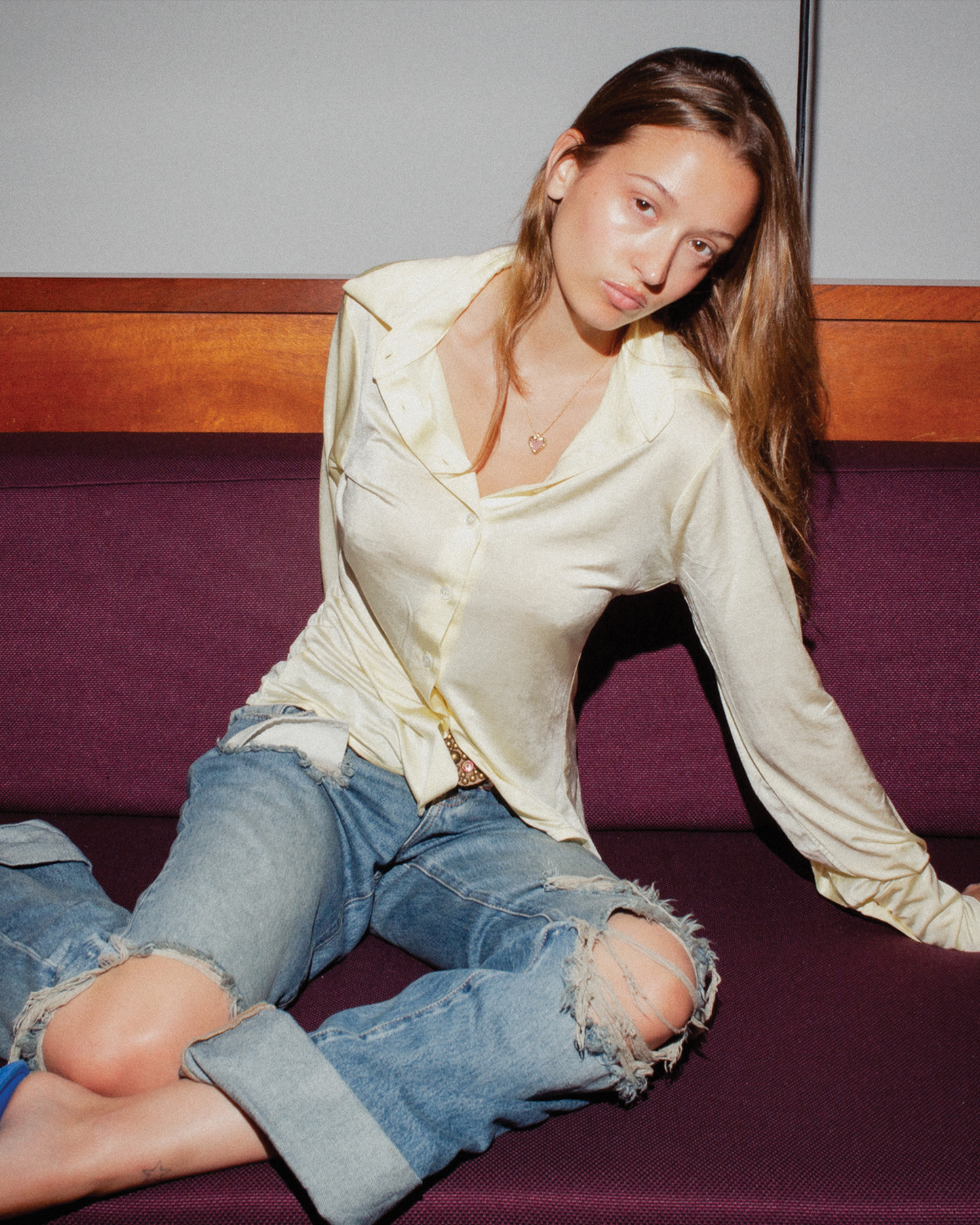 Stretch Jersey Tailored Button Down Shirt Dress