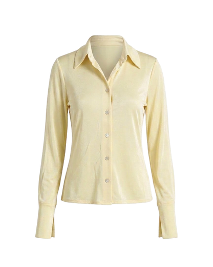 Stretch Jersey Tailored Button Down Shirt Dress