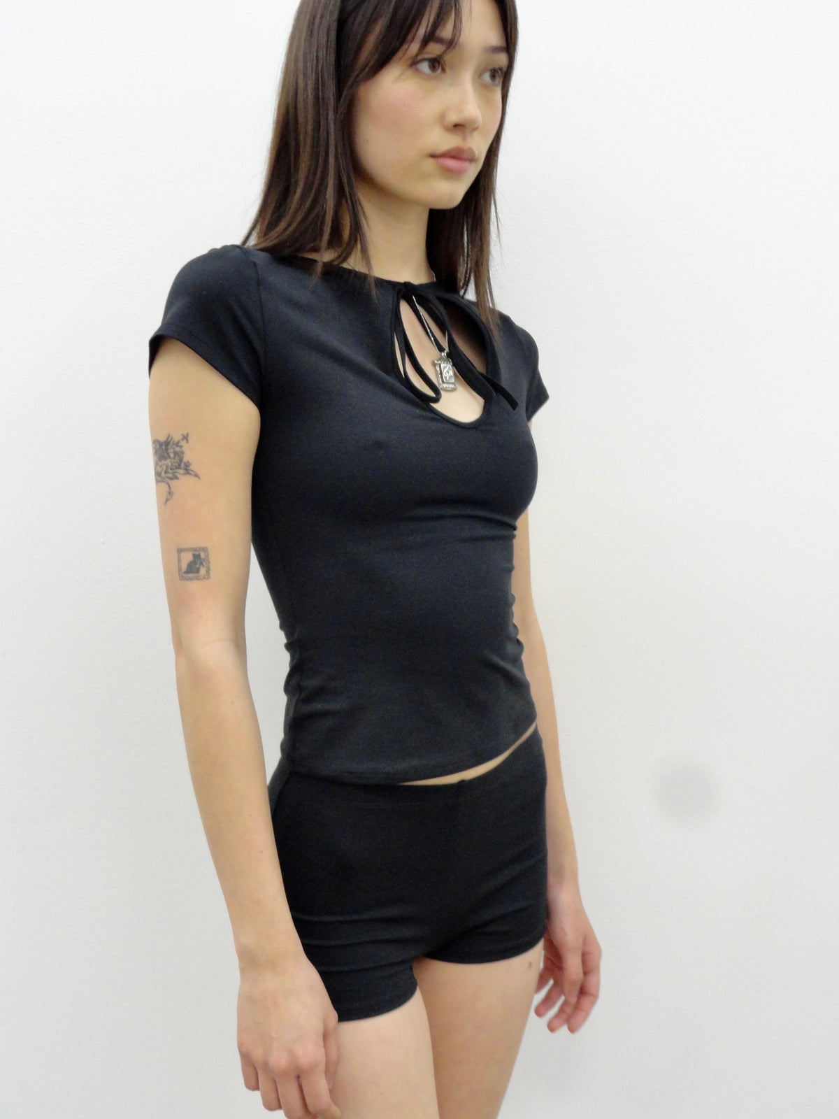 Black Eclat Sculpting Micro Shorts