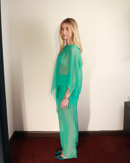 Silk Chiffon Summer Pants
