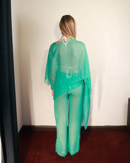 Silk Chiffon Summer Pants