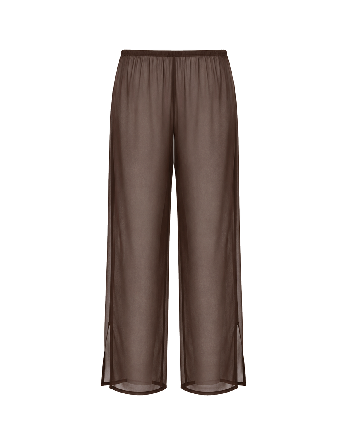 Sheer Silk Chiffon Pants