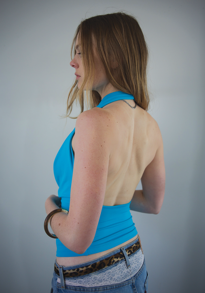 Draped Low Back Sculpting Top